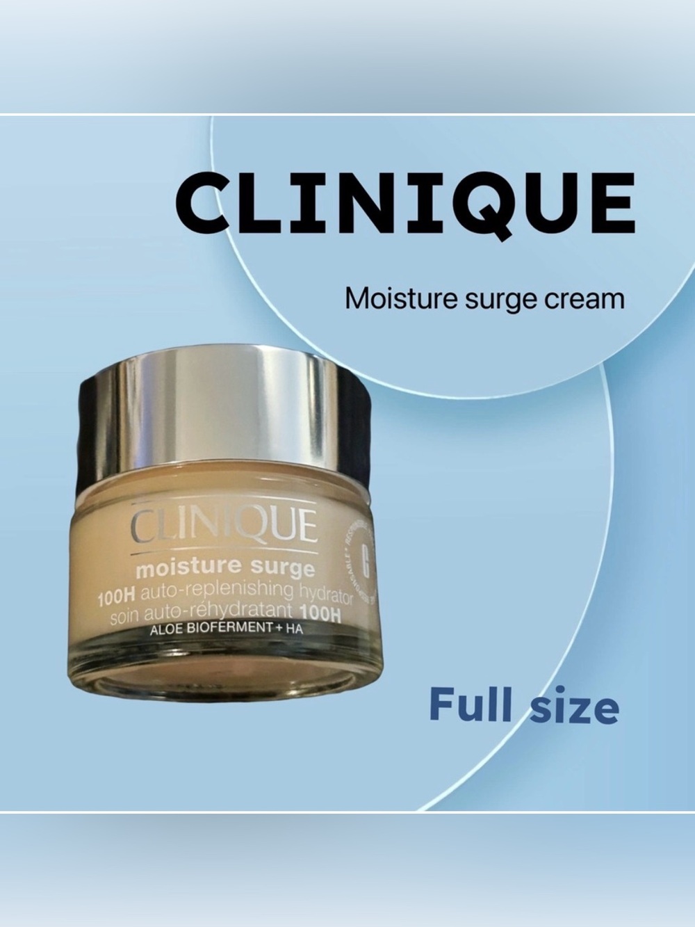 ⬇️🇺🇸🆕NWOB CLINIQUE | FULL | Daily essential Moisture Surge 100H Hydrator Cream*